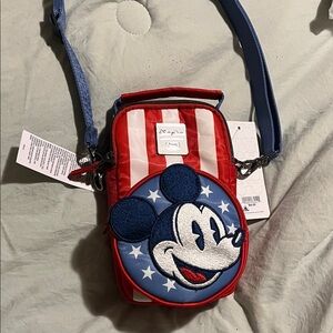 Disney Mickey Mouse LUG crossbody- Red, Blue, White